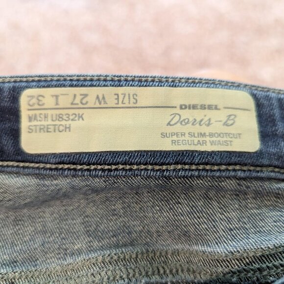 Diesel Doris-B Super Slim Bootcut Jeans - Picture 4 of 5